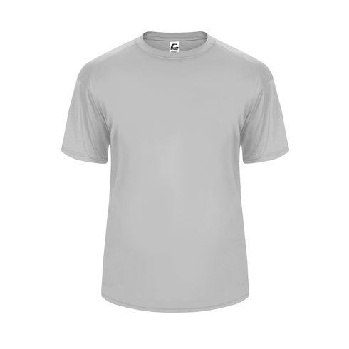 Badger Sport C2 Performance Yth Tee (520000-002403), Color 'Silver'